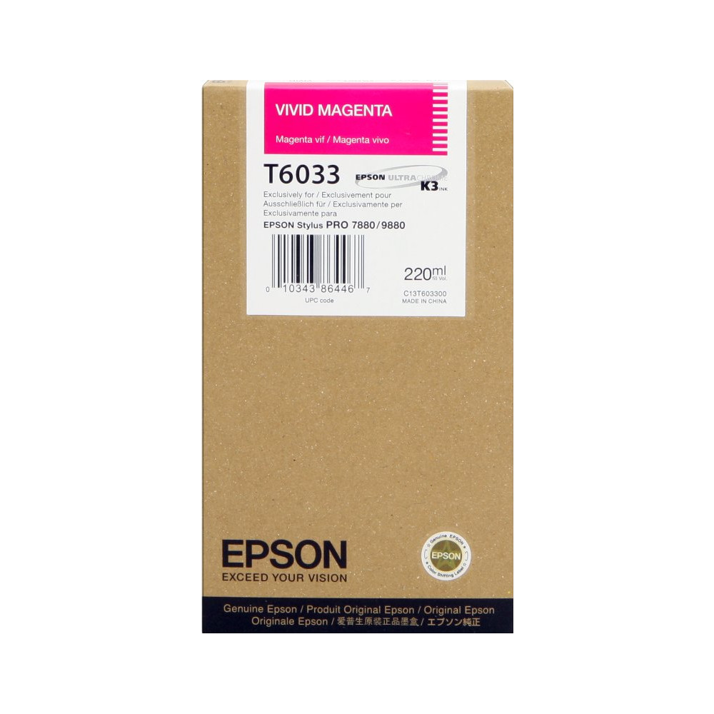 Epson T6033 magenta Cartuccia d'inchiostro (C13T603300)