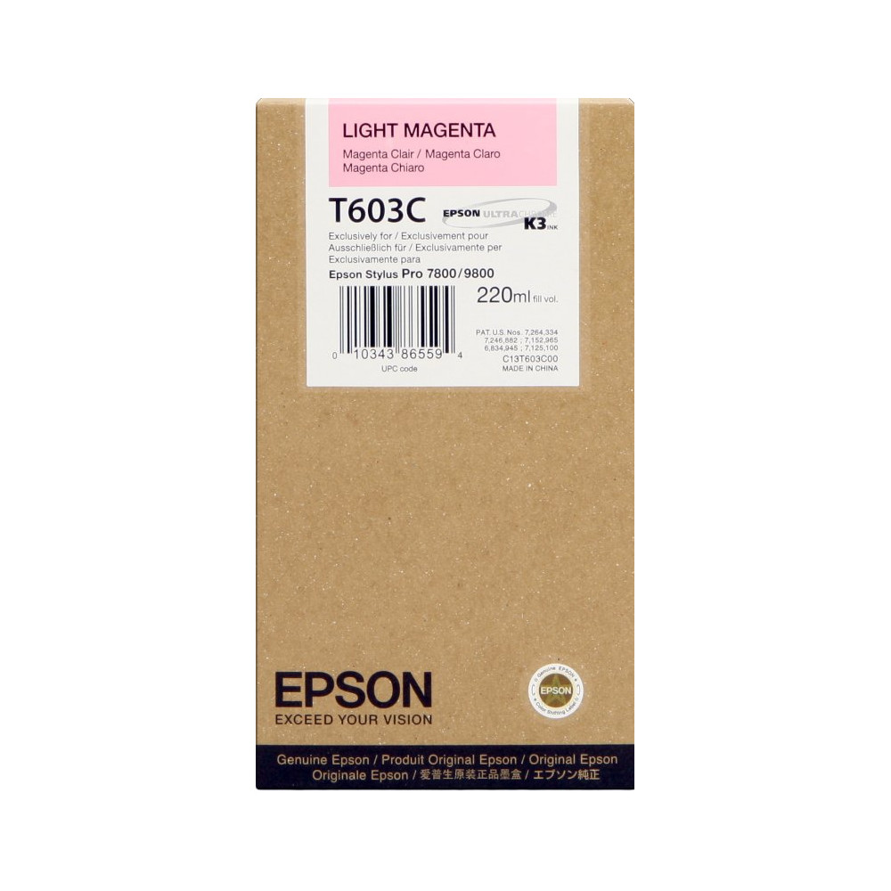Epson T603C magenta (chiaro) Cartuccia d'inchiostro (C13T603C00)