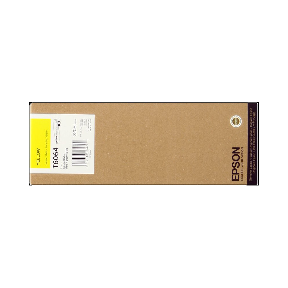 Epson T6064 giallo Cartuccia d'inchiostro (C13T606400)