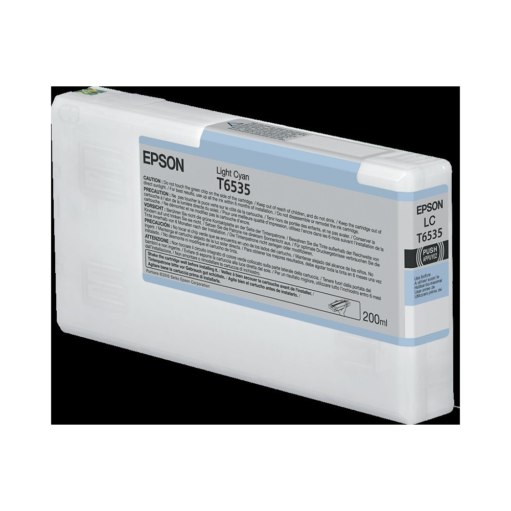 Epson T6535 ciano (chiaro) Cartuccia d'inchiostro (C13T653500)