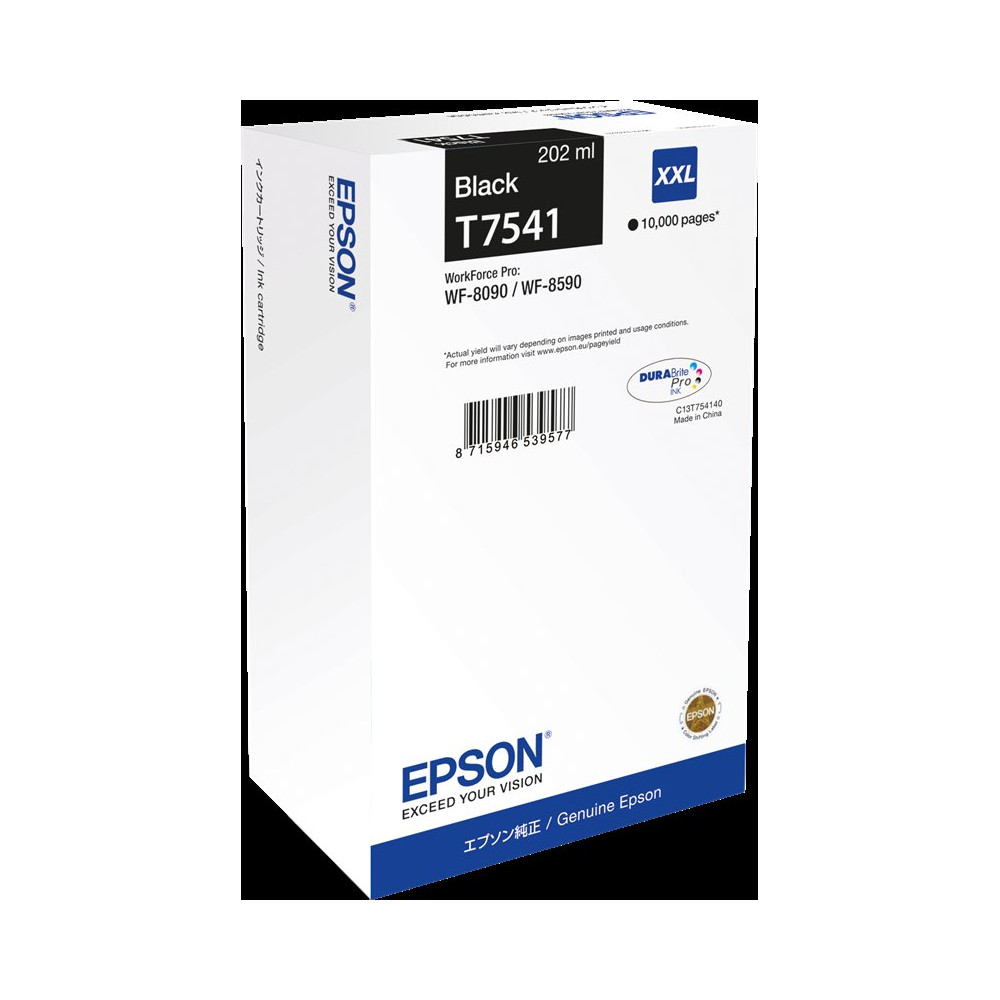 Epson T7541 XXL nero Cartuccia d'inchiostro (C13T75414N)