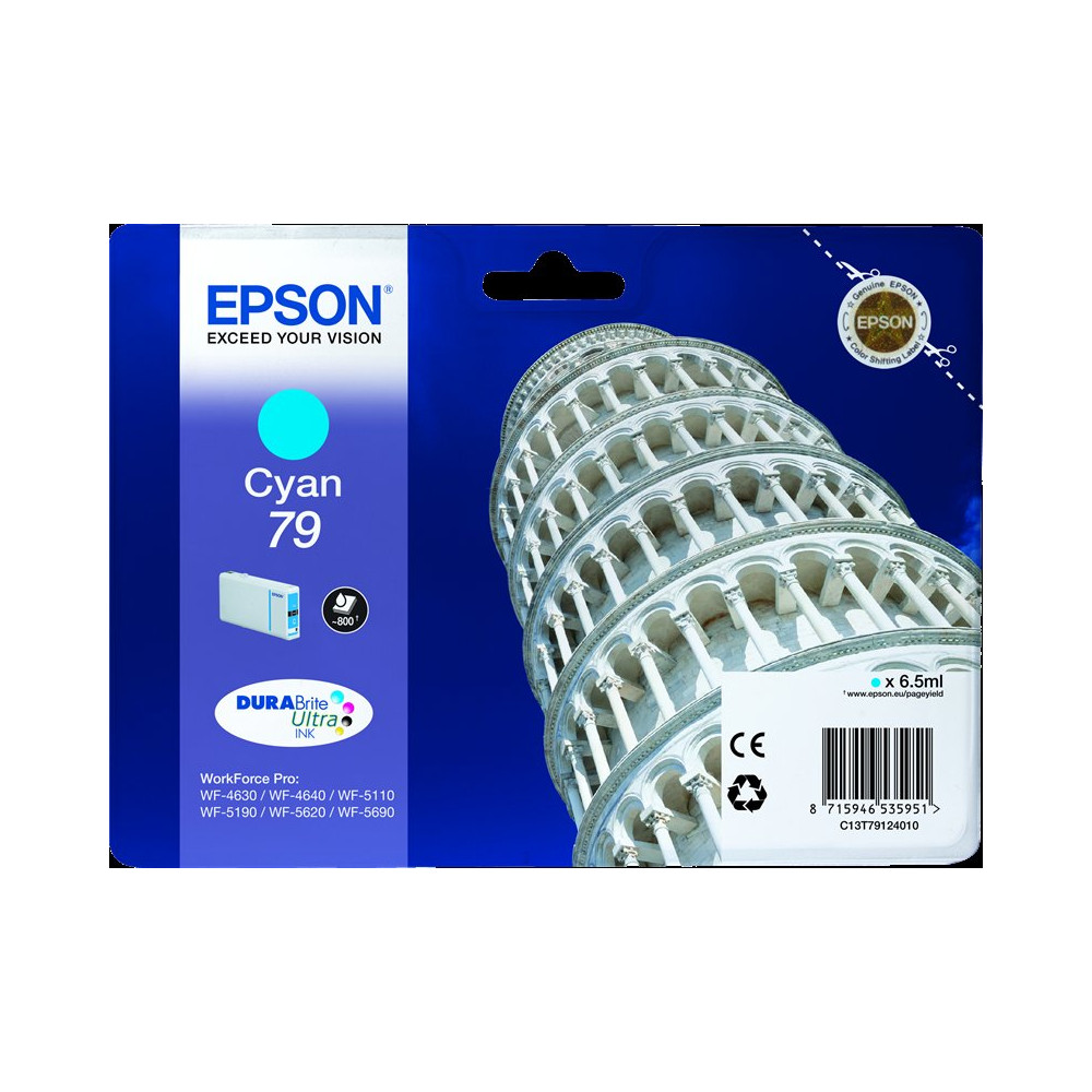 Epson 79 ciano Cartuccia d'inchiostro (C13T79124010)