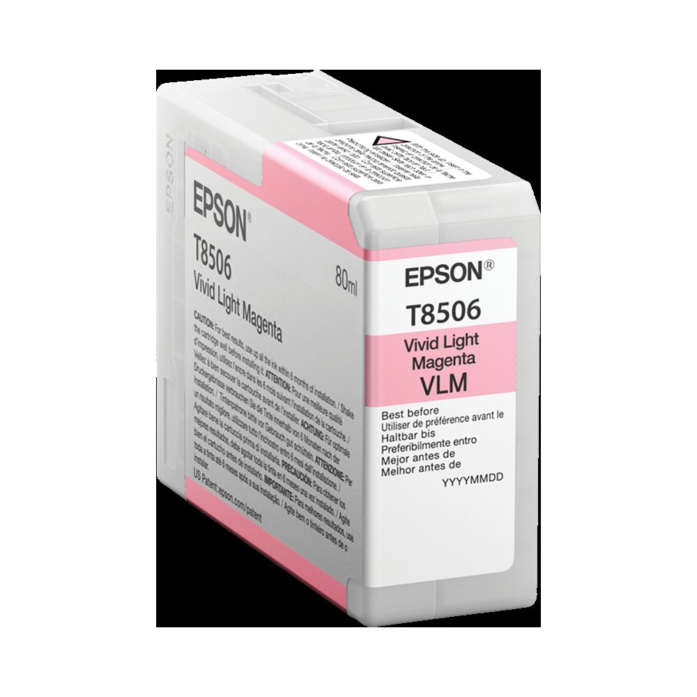 Epson T8506 magenta (chiaro) Cartuccia d'inchiostro (C13T85060N)