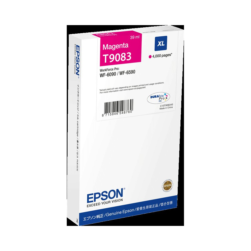 Epson T9083 XL magenta Cartuccia d'inchiostro (C13T90834N)