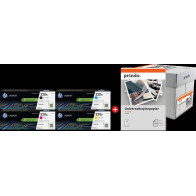 HP + Prindo Universal Papier 2500 Blatt nero / ciano / magenta / giallo / Bianco Value Pack (220A MCVP)