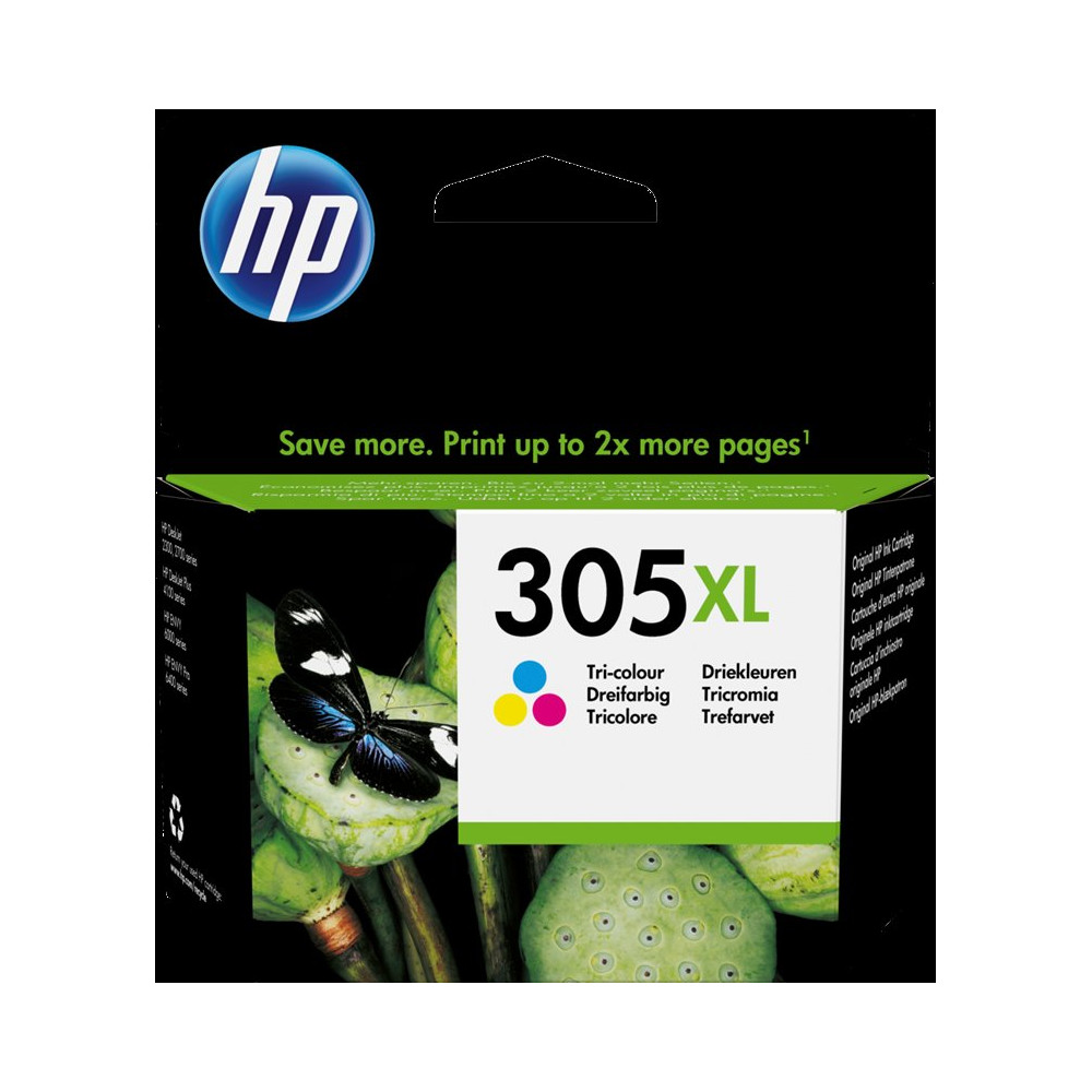 HP 305 XL differenti colori Cartuccia d'inchiostro (3YM63AE)