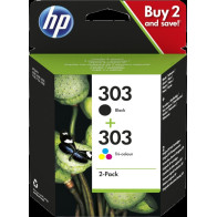 HP 303 Multipack nero / differenti colori (3YM92AE)