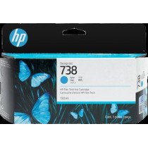 HP 738 ciano Cartuccia d'inchiostro (498N5A)