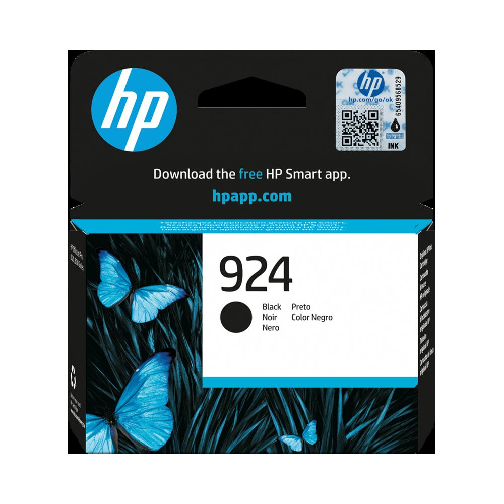 HP 924 nero Cartuccia d'inchiostro (4K0U6NE)