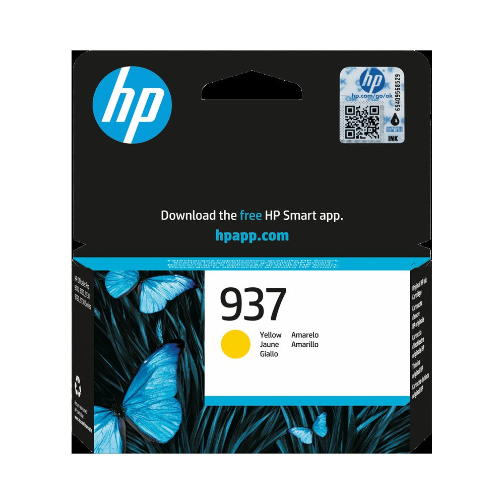 HP 937 giallo Cartuccia d'inchiostro (4S6W4NE)