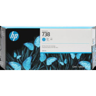 HP 738 ciano Cartuccia d'inchiostro (676M6A)