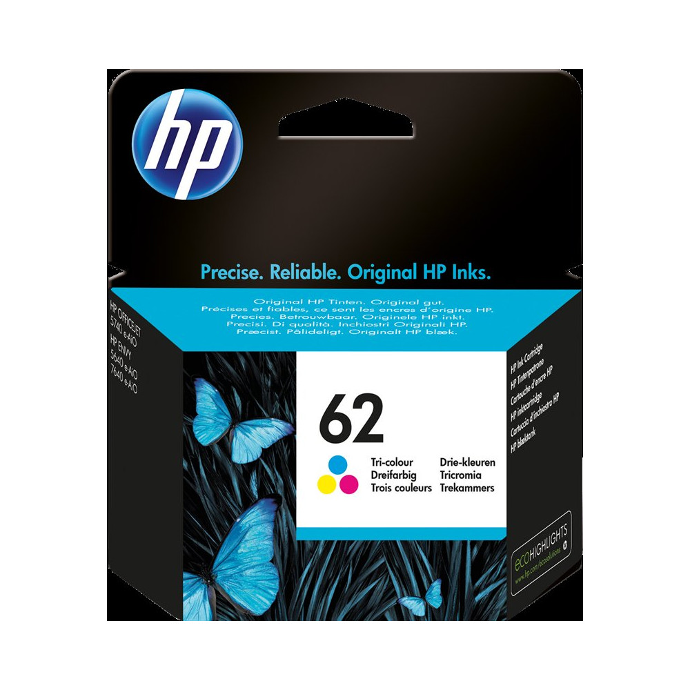 HP 62 differenti colori Cartuccia d'inchiostro (C2P06AE)