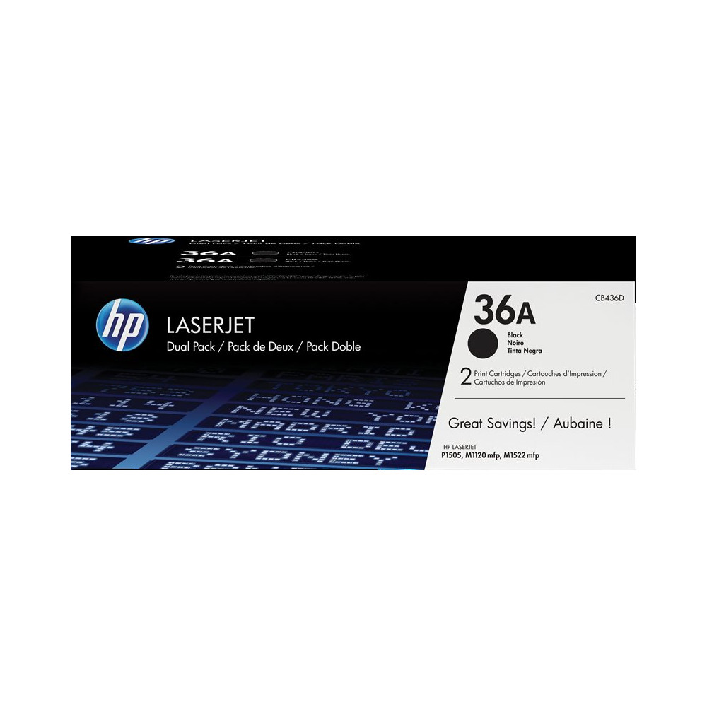 HP 36A Multipack nero (CB436AD)