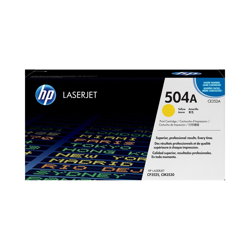 HP 504A giallo toner (CE252A)