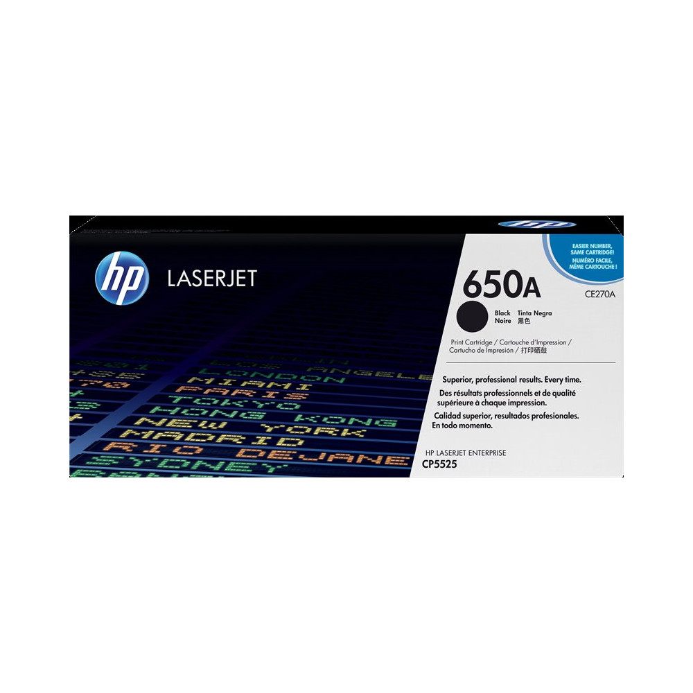 HP 650A nero toner (CE270A)