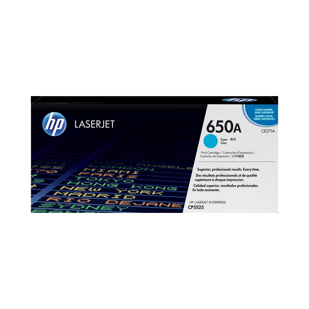 HP 650A ciano toner (CE271A)