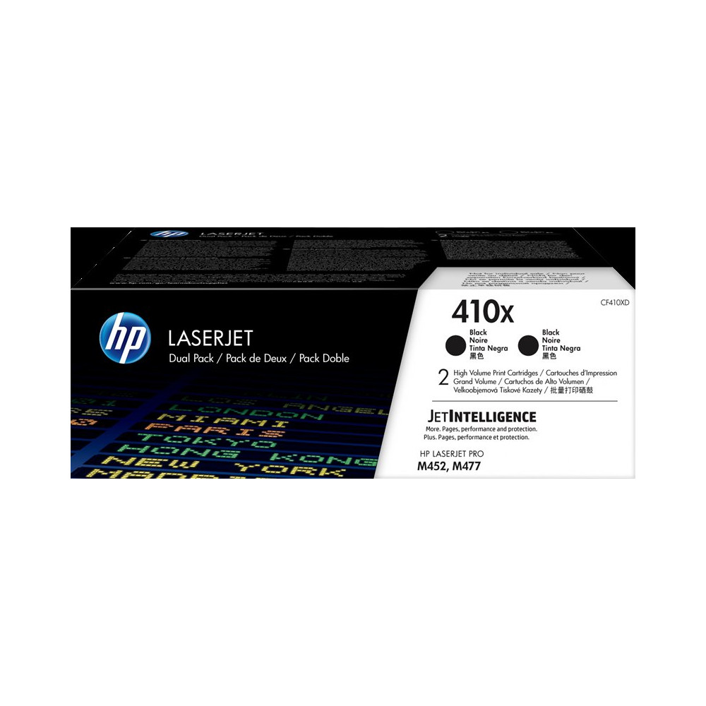 HP 410X Multipack nero (CF410XD)
