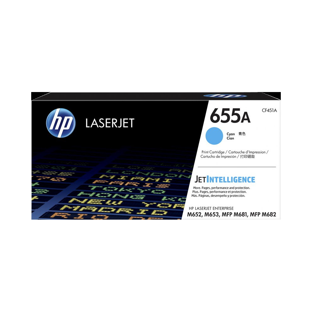 HP 655A ciano toner (CF451A)