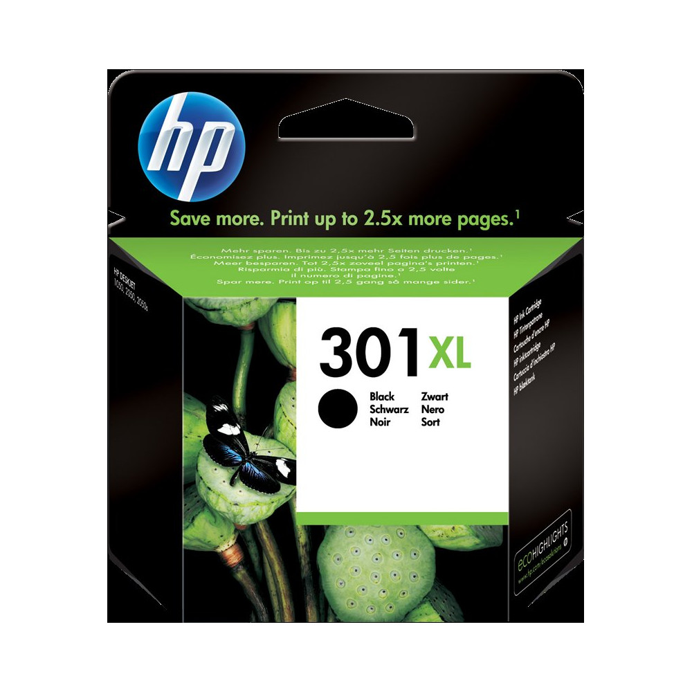HP 301 XL nero Cartuccia d'inchiostro (CH563EE)
