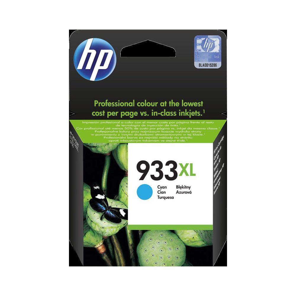 HP 933 XL ciano Cartuccia d'inchiostro (CN054AE)