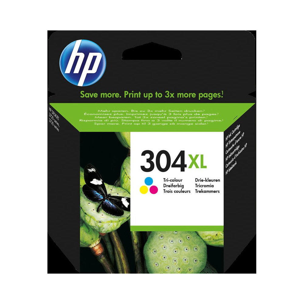 HP 304 XL differenti colori Cartuccia d'inchiostro (N9K07AE)
