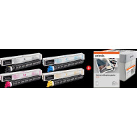 Kyocera TK-8525 MCVP 01 nero / ciano / magenta / giallo / Bianco Value Pack (+ Prindo Universal Papier 2500 Blatt)