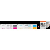 Kyocera TK-8605 MCVP nero / ciano / magenta / giallo / Bianco Value Pack (+ Prindo Universal Papier 2500 Blatt)