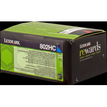 Lexmark 802HC ciano toner (80C2HC0)