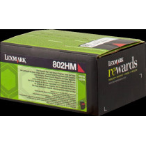 Lexmark 802HM magenta toner (80C2HM0)