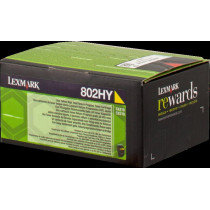 Lexmark 802HY giallo toner (80C2HY0)