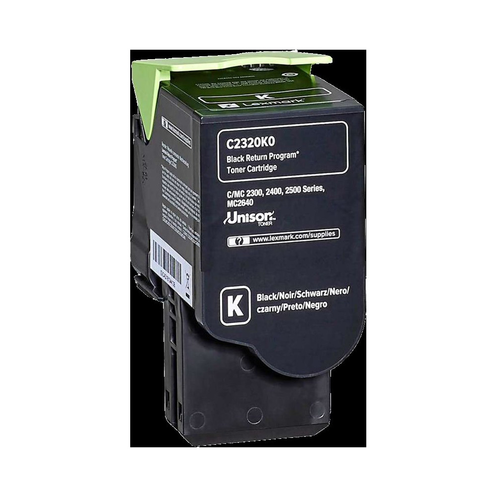 Lexmark C2320K0 nero toner (C/MC2325/2425/2535)