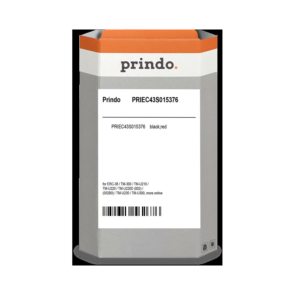 Prindo PRIEC43S015376 Nastro colorato nero / Rosso