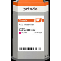 compatibile con Brother BTD180M magenta  Prindo Classic magenta Cartuccia d'inchiostro