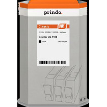 compatibile con Brother LC1100BK nero  Prindo Classic nero Cartuccia d'inchiostro