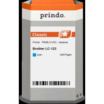 compatibile con Brother LC123C ciano  Prindo Classic ciano Cartuccia d'inchiostro
