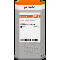 compatibile con Brother LC127XLBK nero  Prindo Classic XL nero Cartuccia d'inchiostro
