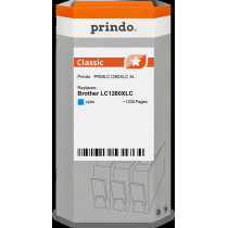 compatibile con Brother LC1280XLC ciano  Prindo Classic XL ciano Cartuccia d'inchiostro