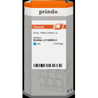 compatibile con Brother LC1280XLC ciano  Prindo Classic XL ciano Cartuccia d'inchiostro