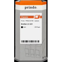 compatibile con Brother LC221BK nero  Prindo Classic nero Cartuccia d'inchiostro