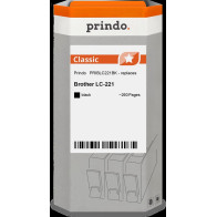 compatibile con Brother LC221BK nero  Prindo Classic nero Cartuccia d'inchiostro