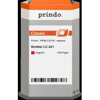compatibile con Brother LC221M magenta  Prindo Classic magenta Cartuccia d'inchiostro