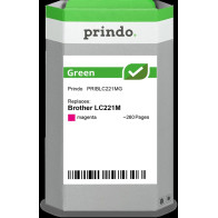 compatibile con Brother LC221M magenta  Prindo Green magenta Cartuccia d'inchiostro