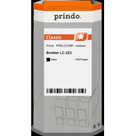 compatibile con Brother LC223BK nero  Prindo Classic nero Cartuccia d'inchiostro