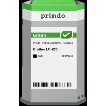 compatibile con Brother LC223BK nero  Prindo Green nero Cartuccia d'inchiostro