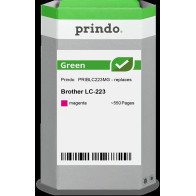 compatibile con Brother LC223M magenta  Prindo Green magenta Cartuccia d'inchiostro