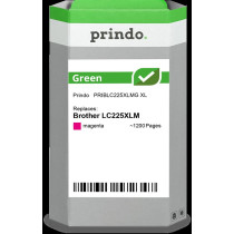 compatibile con Brother LC225XLM magenta  Prindo Green XL magenta Cartuccia d'inchiostro