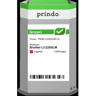 compatibile con Brother LC225XLM magenta  Prindo Green XL magenta Cartuccia d'inchiostro