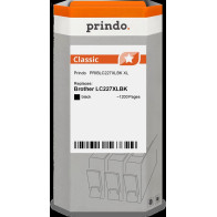 compatibile con Brother LC227XLBK nero  Prindo Classic XL nero Cartuccia d'inchiostro