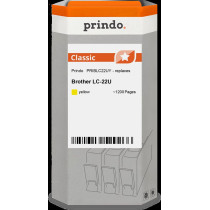 compatibile con Brother LC22UY giallo  Prindo Classic giallo Cartuccia d'inchiostro