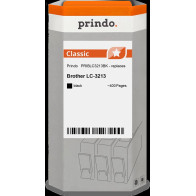 compatibile con Brother LC3213BK nero  Prindo Classic XL nero Cartuccia d'inchiostro